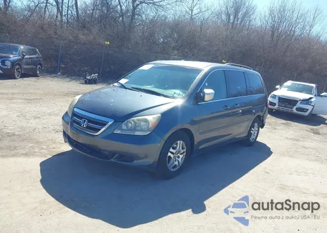 2006 Honda Odyssey Ex z USA, uszkodzony, nr VIN 5FNRL38436B418781